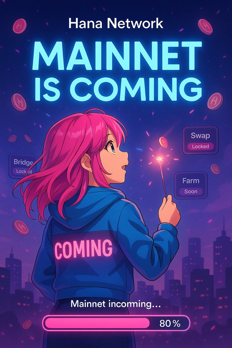 August is almost here, two major TGEs might be dropping: <a href="/HanaNetwork/">Hana</a> and <a href="/AlloraNetwork/">Allora</a>.

Here’s what you need to know:

<a href="/HanaNetwork/">Hana</a>
– 7.5M HANA tokens reserved for 1,000 early yappers
– zk-UTXO privacy on Cosmos SDK for scalable, private transactions
– Peer-to-peer onboarding,