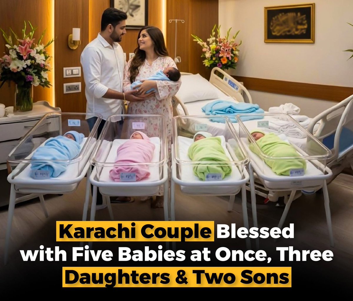 Fatima_Khatun01's tweet image. Baby Factory & how did she give birth to five children at once?