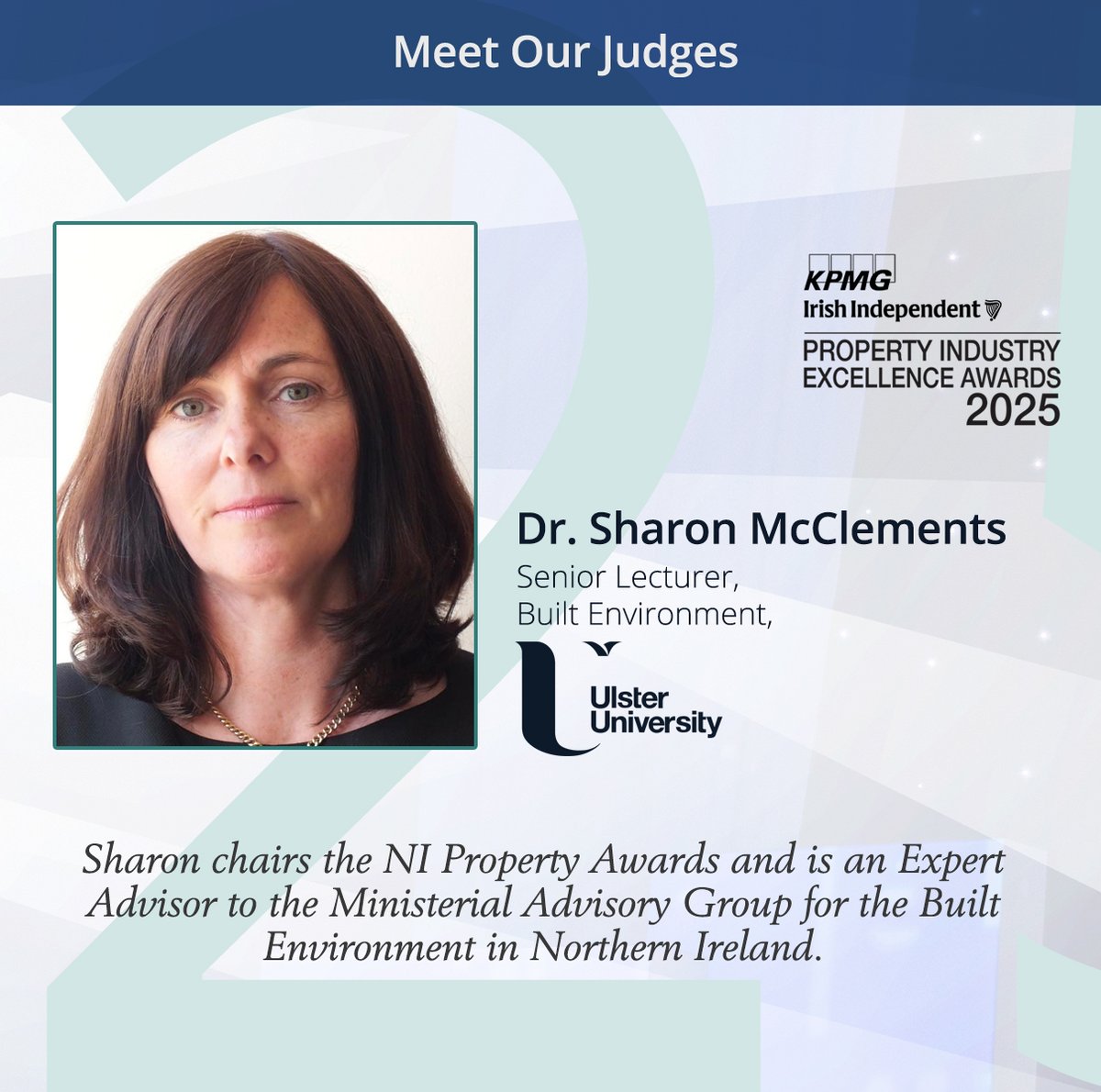 Welcoming a respected expert to the 2025 judging panel, Dr. Sharon McClements of <a href="/UlsterUni/">Ulster University</a> 
#property #RealEstate