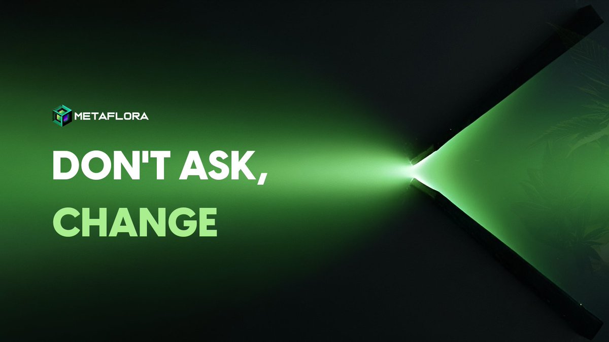 MetaFloraLabs's tweet image. Transforming the cannabis industry✌️
🌱 A source of knowledge
🤝 A community-driven platform
⚡ Fast & transparent
💪 Supporting those who don’t just ask for change.
Join us in shaping the future. 🚀