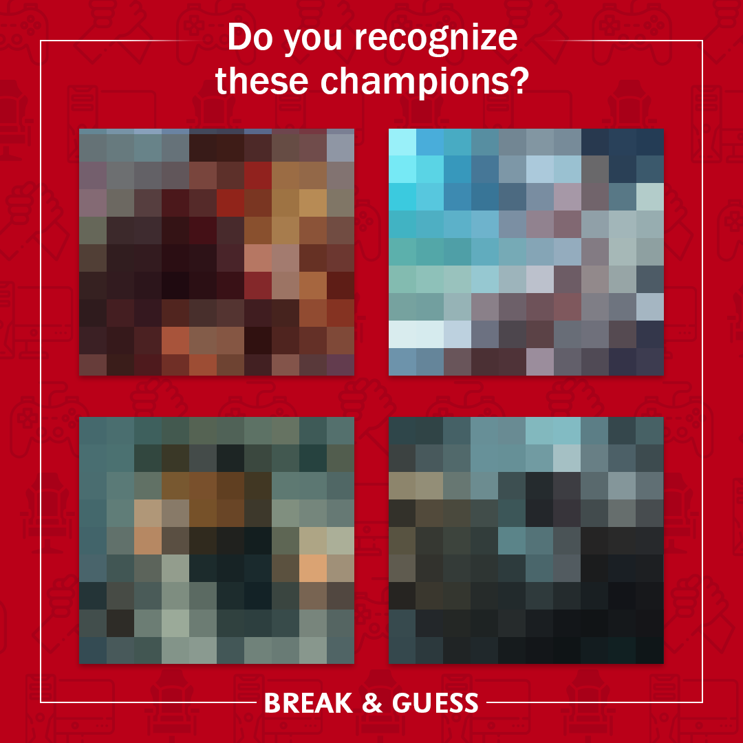 KITKATGaming's tweet image. Think you’re a real League expert? 🤠
👉 Guess these 4 champions!
