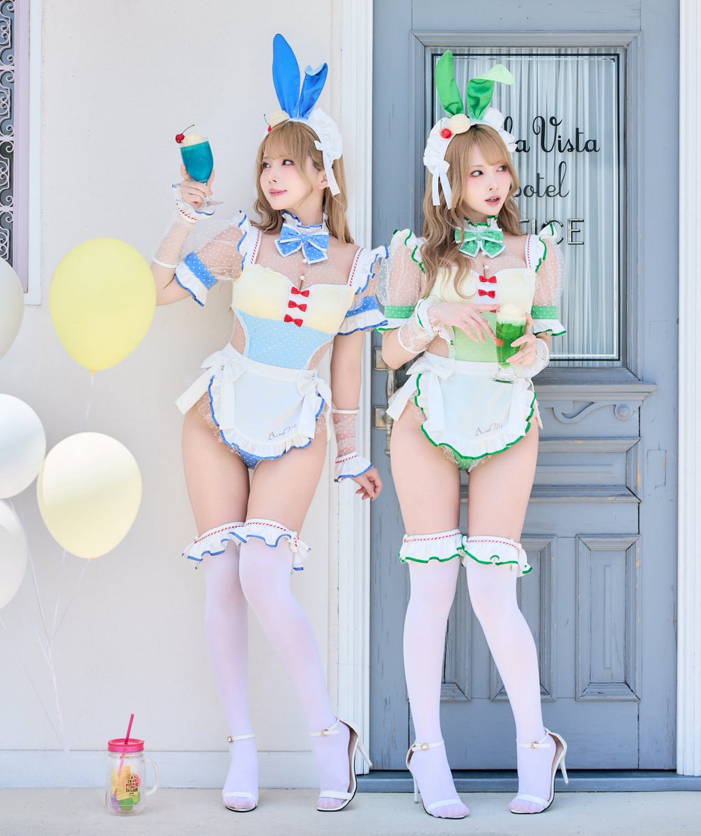 _malymoon's tweet image. \ 本日20時より緊急再入荷❣️/
大反響♡即完売したクリームソーダバニーが
ただいまより再入荷予約START🧃🍨
前回買えなかった方は今がチャンス!
お買い逃しのないよう、お早めのチェックがおすすめです♡
malymoon-costume.com/view/item/0000…