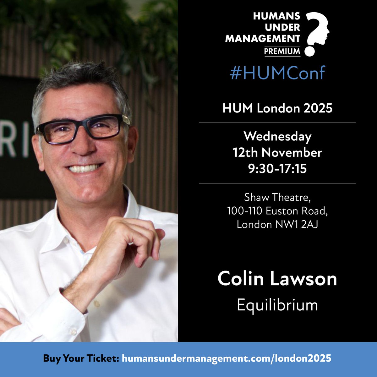 MavenAdviser's tweet image. 🌟 Delighted to feature Colin Lawson from Equilibrium at HUM London 2025!
Discover how behavioural approaches build stronger client relationships, reduce anxiety during market stress, and create more confident, committed clients.
🎟️ Tickets available at: humansundermanagement.com/london2025?utm…