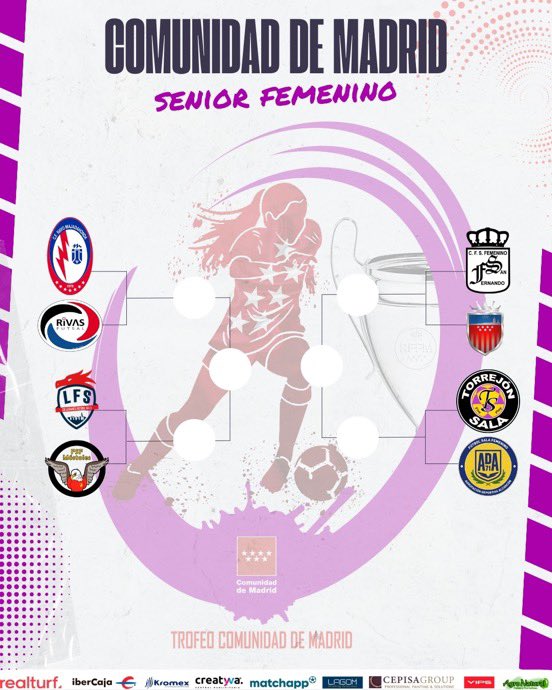 Torrejón Sala (@torrejonsala) on Twitter photo CLUB | SENIOR FEMENINO
🏆 Así ha quedado el sorteo del Trofeo Comunidad de Madrid Senior Femenino 25-26 que nos enfrenta al <a href="/ADAlcorconFSF/">A.D. Alcorcón F.S.F.</a> de Primera División Femenina Iberdrola.
💥 Nos vemos en el Jorge Garbajosa el sábado 30 o domingo 31 de agosto.
💜 VAMOS TORREJÓN 💛 CLUB | SENIOR FEMENINO
🏆 Así ha quedado el sorteo del Trofeo Comunidad de Madrid Senior Femenino 25-26 que nos enfrenta al <a href="/ADAlcorconFSF/">A.D. Alcorcón F.S.F.</a> de Primera División Femenina Iberdrola.
💥 Nos vemos en el Jorge Garbajosa el sábado 30 o domingo 31 de agosto.
💜 VAMOS TORREJÓN 💛