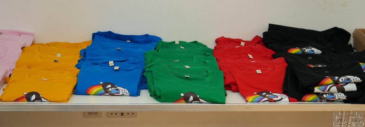 I'd like to say a massive thank you to <a href="/PupJumper/">Jumper</a> for designing this years Pride mascot &amp; t-shirt!

We have some spares from the event, which will be available at the next Pup Out London events, while stocks last

These t-shirts ARE NOT available online

T Modeled by Pup Carter