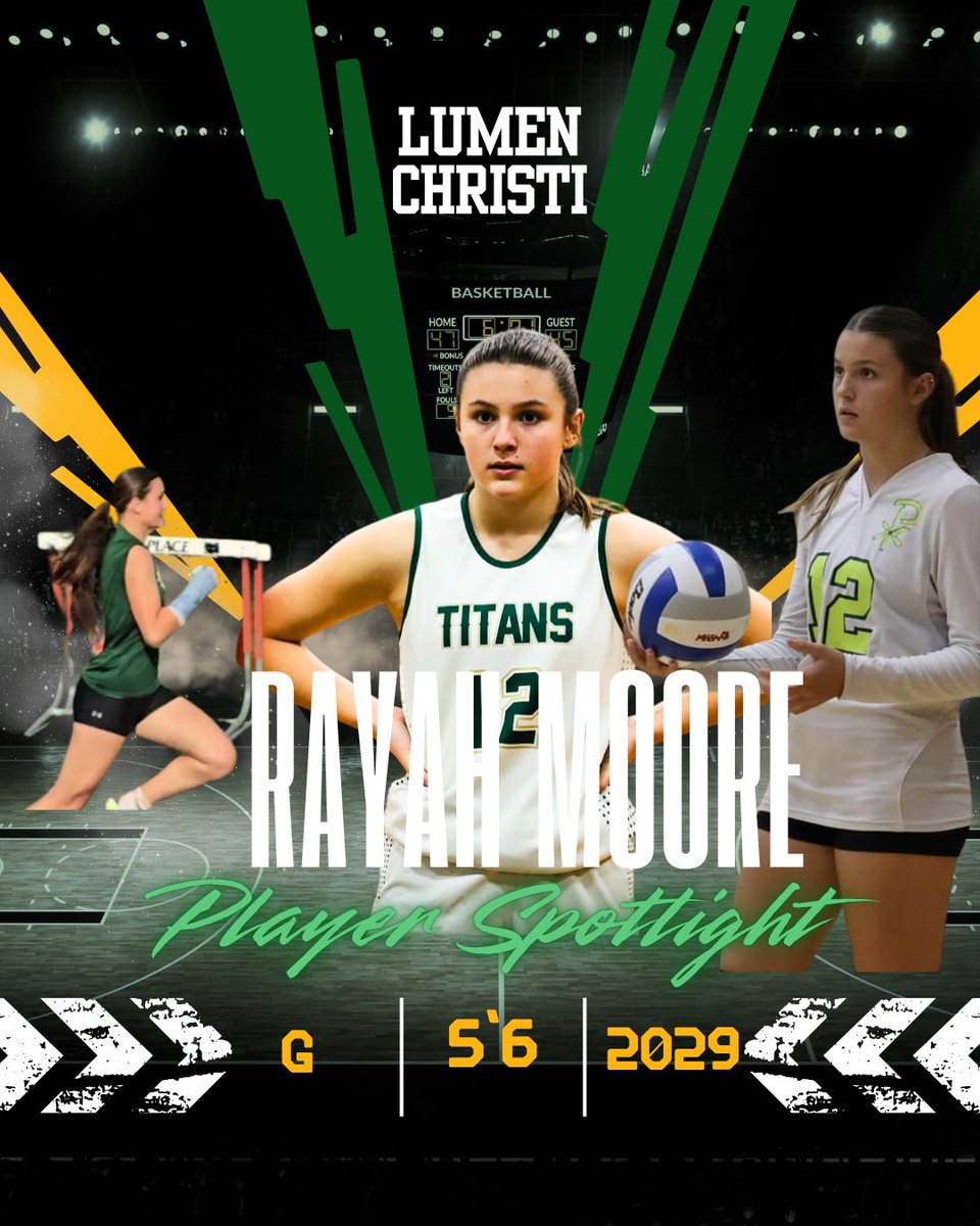 🌟 Spotlight Player of the Day: Rayah Moore
Let’s give a warm welcome to Rayah Moore! She’s a 3-sport athlete who brings big energy and plays hard at every position. Rayah is ready to elevate her game and bring a new spark to the program.