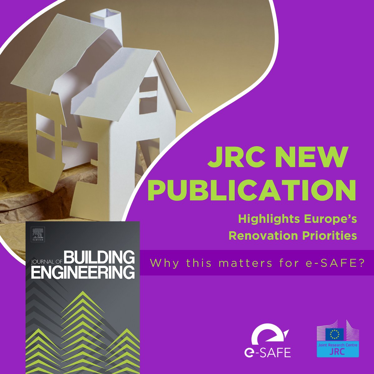 e-SAFE (@esafebuildings) on Twitter photo ๐A recent <a href="/EU_ScienceHub/">EU_ScienceHub</a> publication underscores Europe's pressing need for integrated building renovations that combine energy efficiency with seismic safety, which aligns with the e-SAFE's mission.
๐ Find out more here: esafe-buildings.eu/en/news/a-new-โฆ ๐A recent <a href="/EU_ScienceHub/">EU_ScienceHub</a> publication underscores Europe's pressing need for integrated building renovations that combine energy efficiency with seismic safety, which aligns with the e-SAFE's mission.
๐ Find out more here: esafe-buildings.eu/en/news/a-new-โฆ