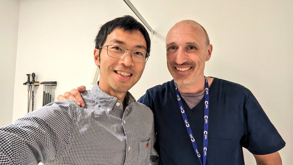 Wang_Yu_Hung's tweet image. Six months of clinics with Dan and Tim respectively. Did see quite a few truly special MDS/MPN/AYA cases (a real strength of the UK’s specialist system vs a broader practice in Taiwan). In a fortnight I’ll be on my own but these times and experiences will always be appreciated.