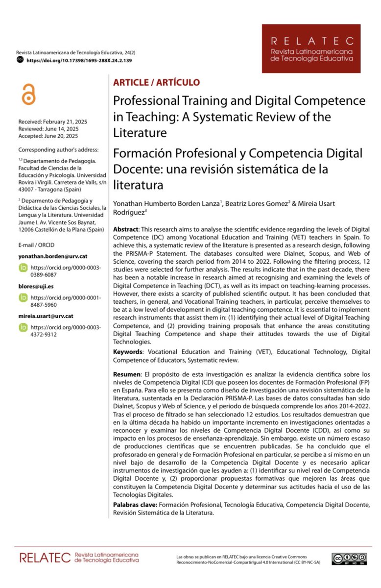 Let your work speak on your behalf 🤘🏽😌
+4
relatec.unex.es/index.php/rela…