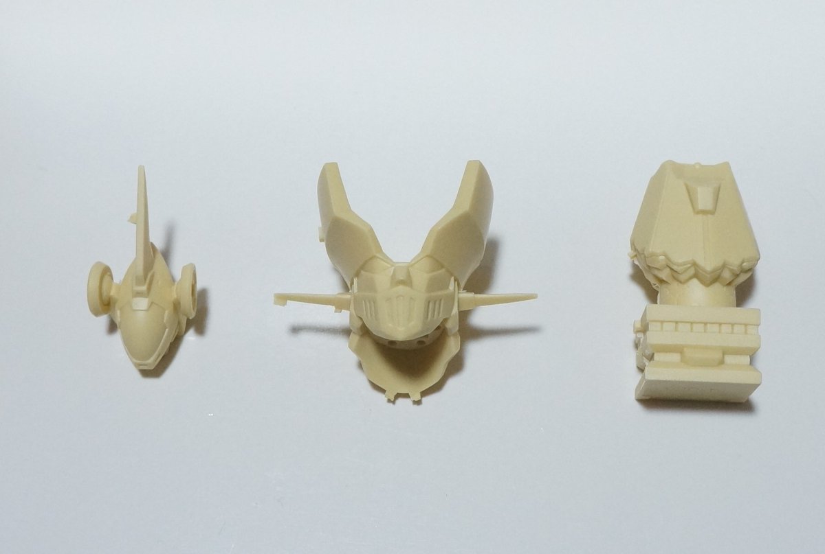 top_fuchi's tweet image. ワンフェス新商品
【THE マジンガーZEST】
全高80mm 全幅50mm
パーツ点数3点
未塗装レジンキャストキット
価格3,500円
ブース番号 3-17-17
#WF2025S
#ワンフェス2025夏