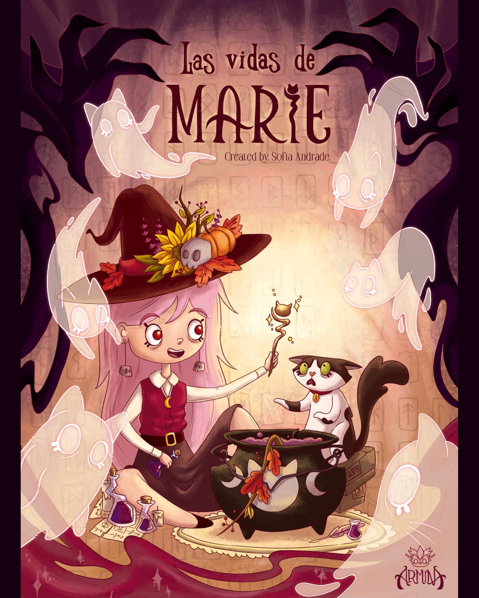 Sofiandrade_a's tweet photo. Las vidas de Marie 🪄 

Recientemente en Pitch en @BAM_Bogota  y feliz ganador de uno de sus premios en la categoría Animation. 

Seguimos creando para hacer de este universo una realidad! 🐈‍⬛ https://t.co/ecmNLQb8A0