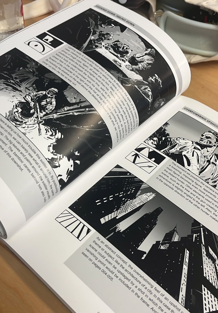 euforri's tweet image. i love the framed ink book so much. really helpful for comic panel compositions. i have so much to learn and improve on