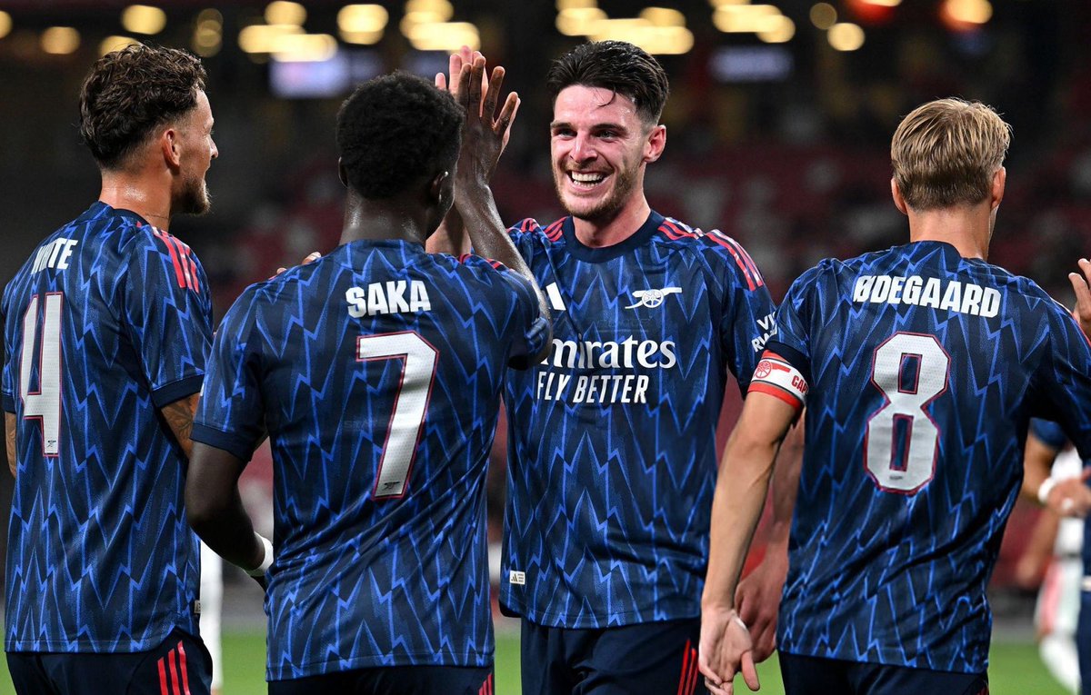 DailyAFC's tweet image. 🚨 Arsenal open their pre-season tour with a 1-0 victory over AC Milan, despite a narrow loss in the shootout. ✅