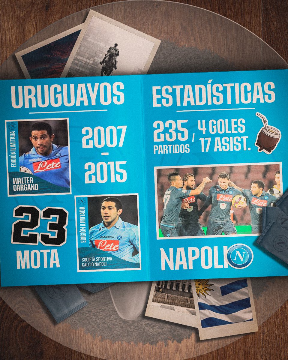 sscnapoliES's tweet image. FELIZ CUMPLEAÑOS, 〽️OTA.
🫶🏻🇺🇾 Huevos, fútbol y garra charrúa.