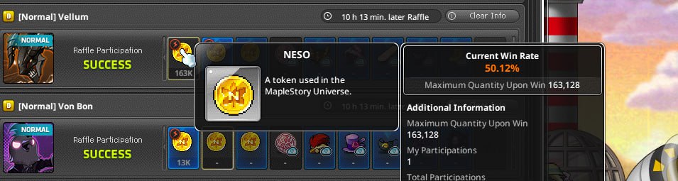 GGAgus001's tweet image. Sometimes entering the raffle still doesn't mean winning
@MaplestoryU Please at least raise the price of $NXPC to 9$ 🥵