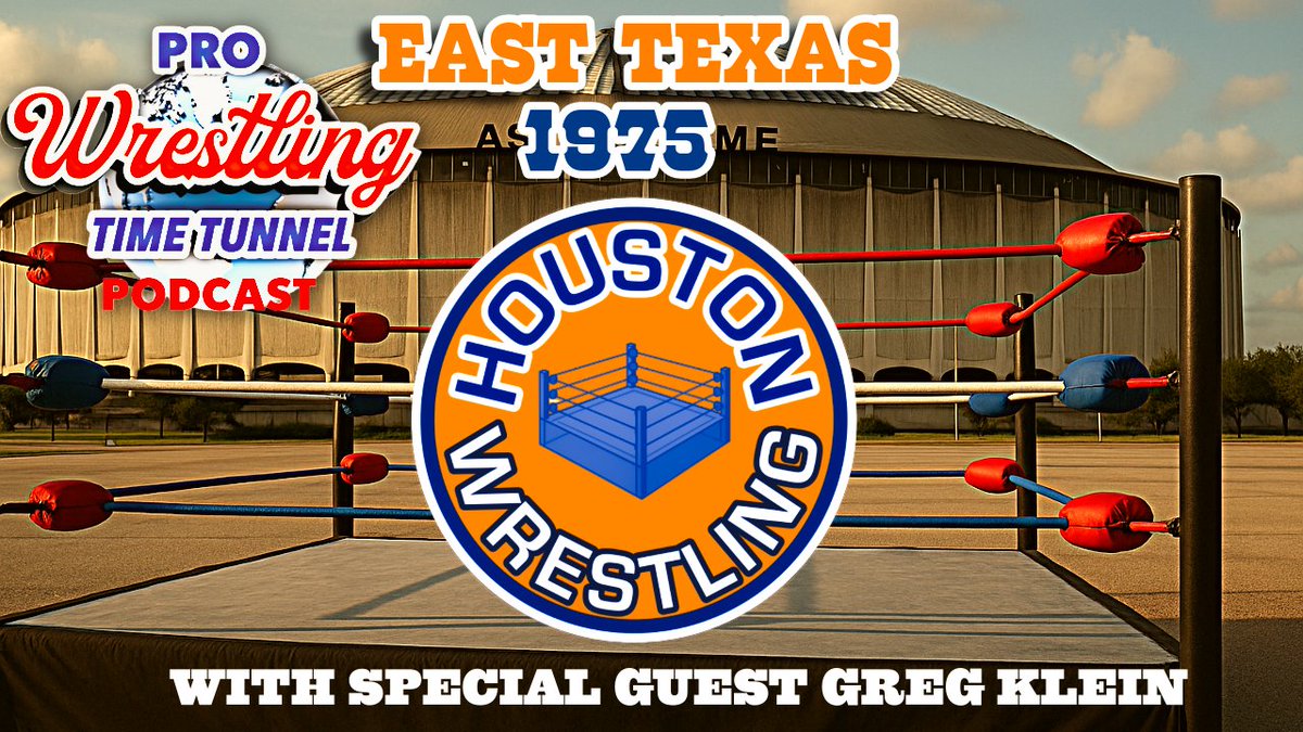 tonyrichards4's tweet image. I Gotta Go! I Got Texas In My Soul! BRAND NEW Episode 15 of my Time Tunnel podcast with East Texas in June & July 1975 with my Historian and Analyst Greg Klein
Mask Matches, Chain Matches, Brass Knucks, the Texas Heavyweight Title and much, much more as we head to the eastern…