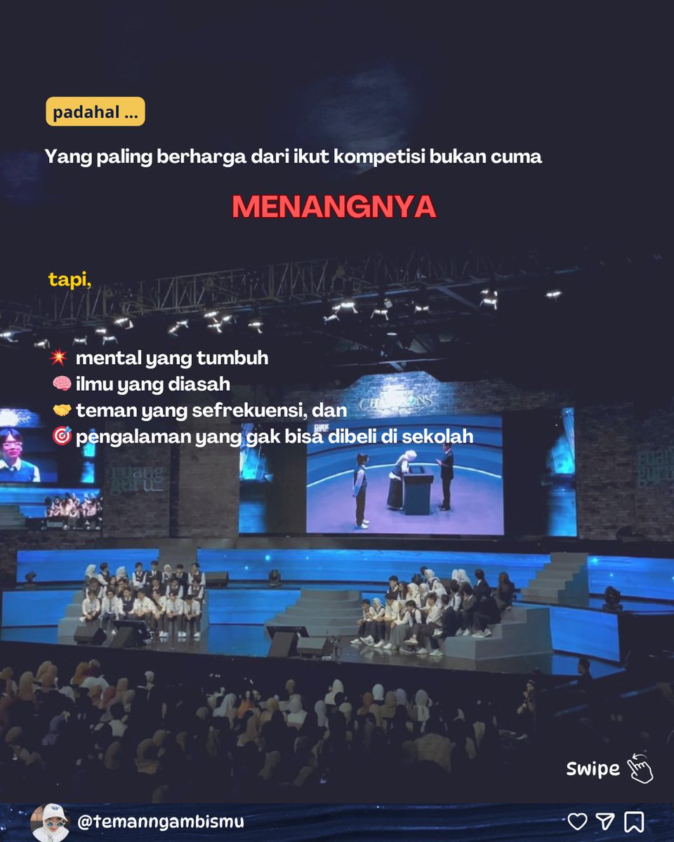 temanngambismu's tweet image. Ikut KSR @ruangguru sekarang, jadi cast CoC kemudian 🏆🚀

- a thread -

#kompetisisainsruangguru #beranibersains #olimpiade #KSR