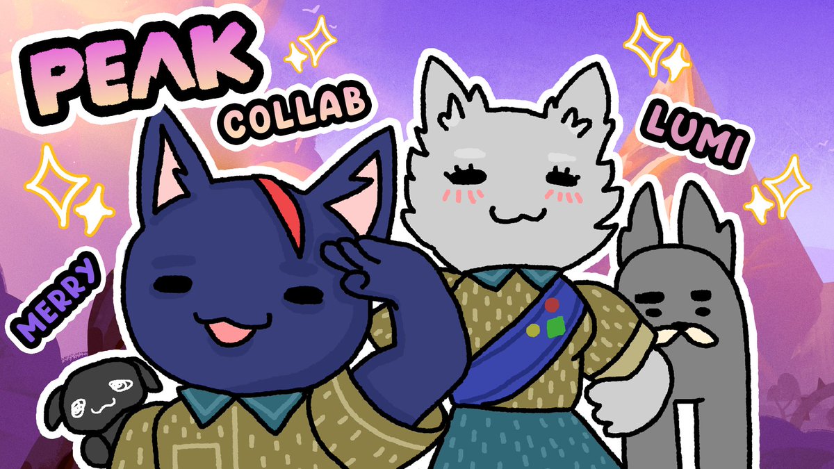 Lumituber's tweet image. Playing some PEAK with Dog today~ ✨
twitch.tv/lumituber