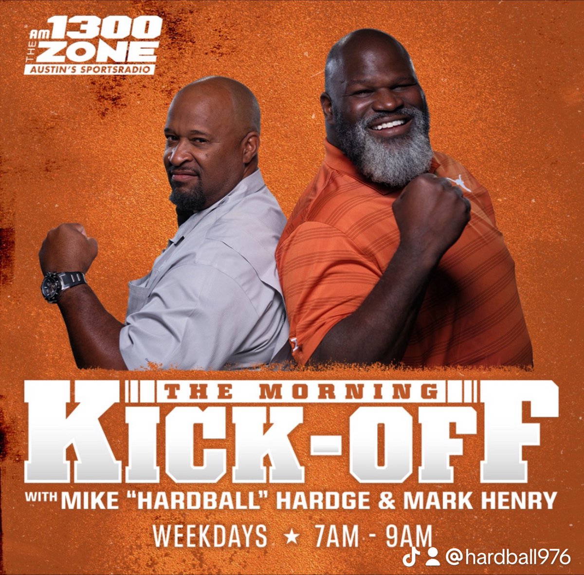 HardballHardge's tweet image. Today’s @MorningKickoff 7-9a @am1300thezone @TheMarkHenry @iHeartRadio
BIG DAY on the Show!
-@MicahhParsons11 speaks
-@_dannydavis joins at 734a
-@RRExpress #HRDerby
-Texas Athletics Hall of Honor Class of 2025 announced today
am1300thezone.com/listen