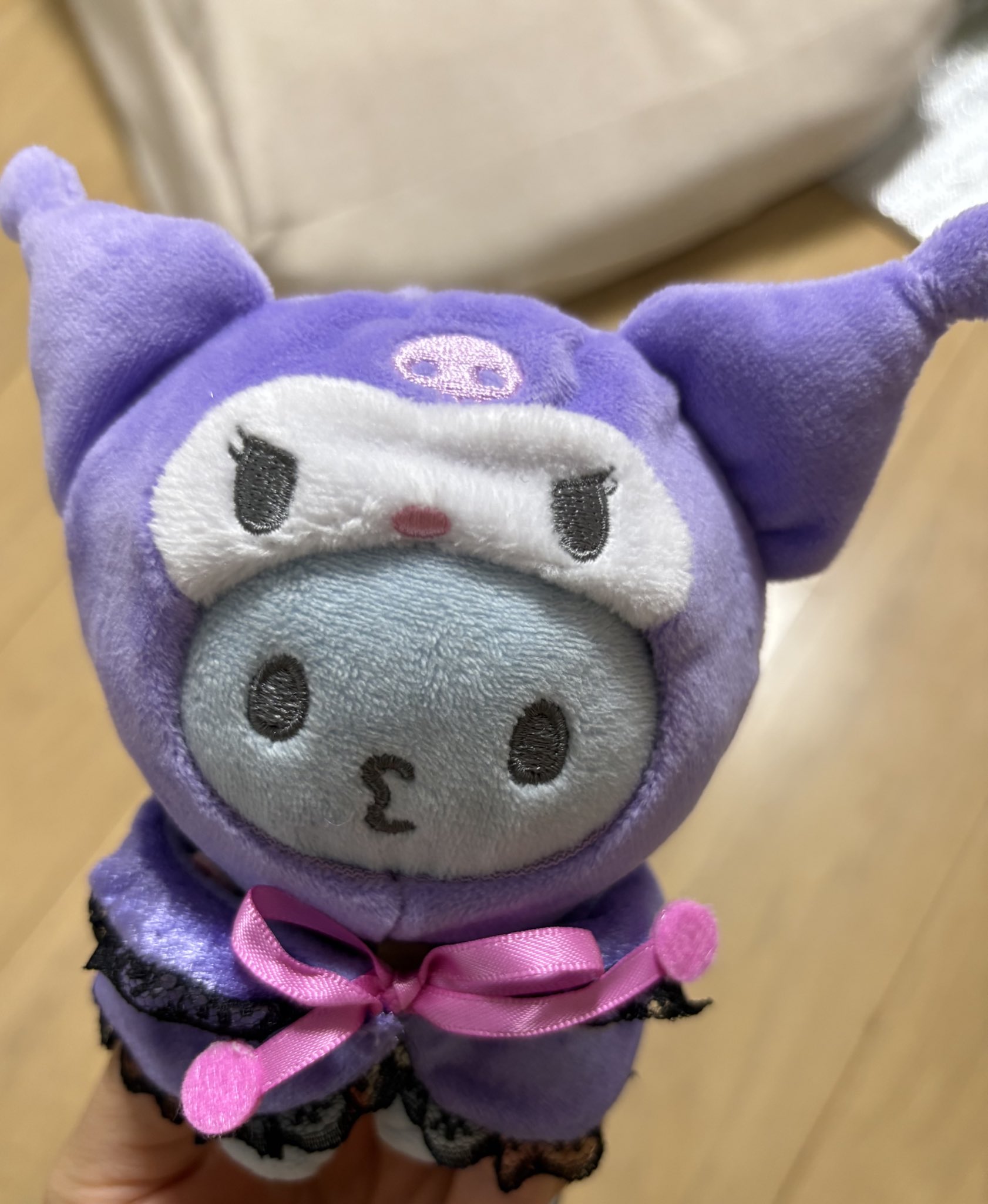 メゾピアノ　ミミポポ　ミミちゃん　顔型　チェーンショルダー　平成レトロ ミミ・ポポ キャラクターフェイス スタイ（キッズ・ベビーグッズ