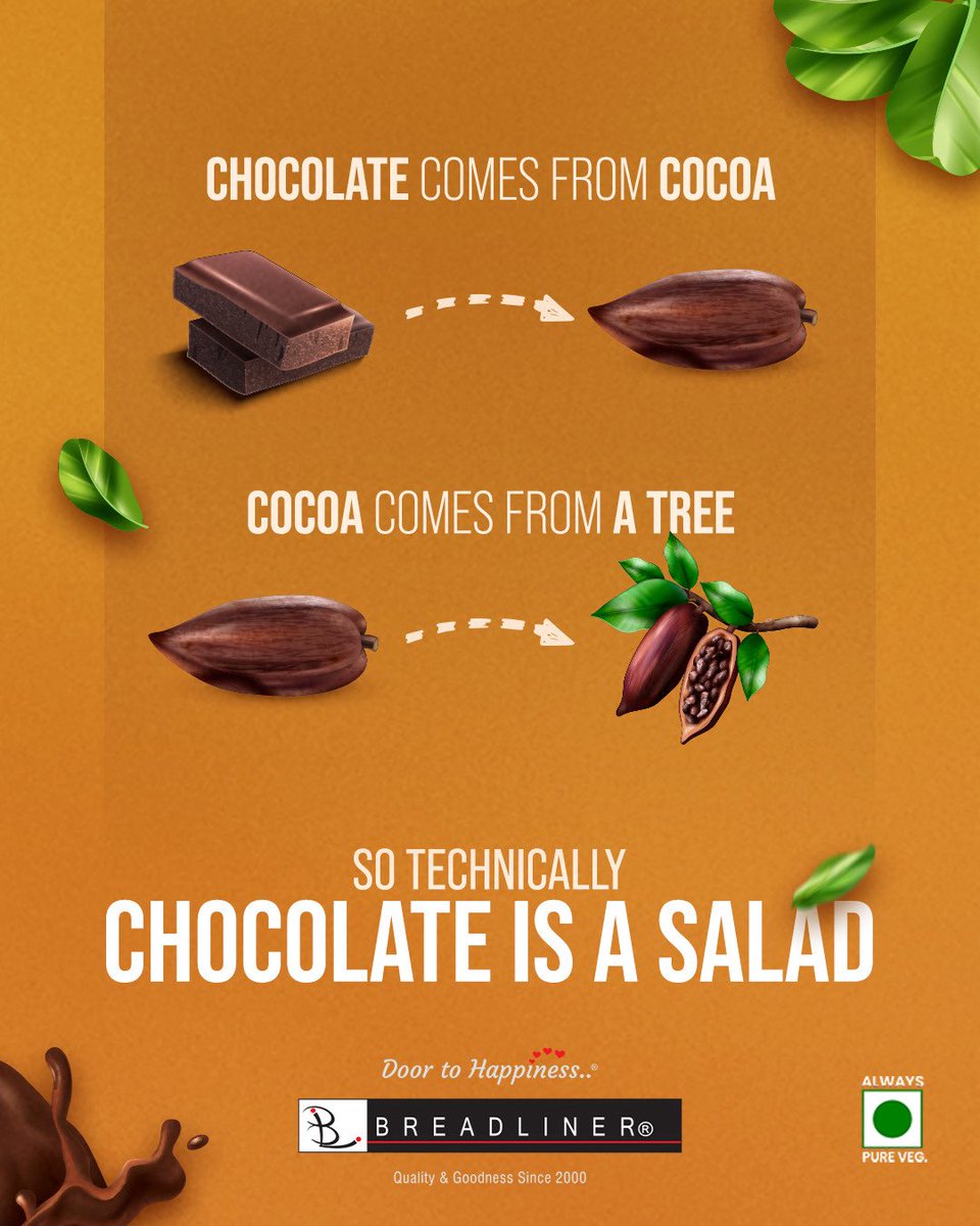 Breadliner1's tweet image. Some call it dessert.
We call it a plant-based mood booster
Conclusion? It’s basically health food. 🌱🍫

#breadliner #bakery #breadlinerbakery #chocolate #brownie #dailydelight #sweetness #dessert #deliciousfood #deliciousness #doortohappiness #bakerslove #baked #bakers