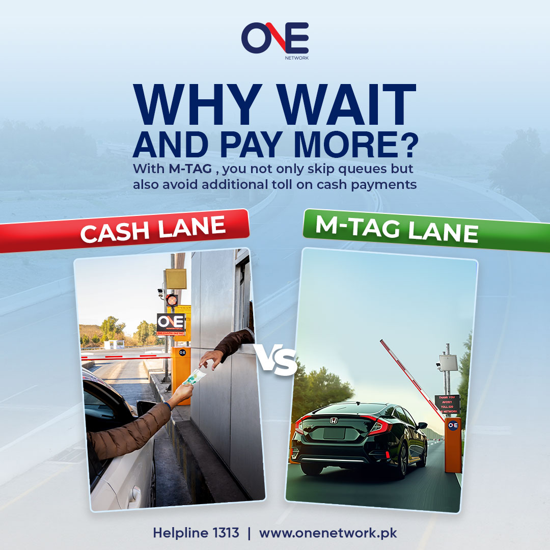 𝗪𝗵𝘆 𝘄𝗮𝗶𝘁 𝗶𝗻 𝗹𝗼𝗻𝗴 𝗾𝘂𝗲𝘂𝗲𝘀 𝗮𝗻𝗱 𝗽𝗮𝘆 𝗲𝘅𝘁𝗿𝗮 𝘄𝗵𝗲𝗻 𝘁𝗵𝗲𝗿𝗲 𝗶𝘀 𝗮 𝘀𝗺𝗮𝗿𝘁𝗲𝗿 𝘄𝗮𝘆 𝘁𝗼 𝘁𝗿𝗮𝘃𝗲𝗹?
With M-TAG, you can enjoy a seamless toll experience. No hassle, and no additional charges on cash payments. 

#MTAG #OneNetwork #Motorway