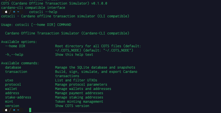Dan Baruka (@danamphred) on Twitter photo Gm <a href="/Cardano/">Cardano Community</a> and #developers,
I recently discovered #COTSCLI – Cardano Offline Transaction Simulator, a command-line tool that allows developers to simulate Cardano transactions and Plutus smart contracts offline, with no node required. That’s a game-changer for local development Gm <a href="/Cardano/">Cardano Community</a> and #developers,
I recently discovered #COTSCLI – Cardano Offline Transaction Simulator, a command-line tool that allows developers to simulate Cardano transactions and Plutus smart contracts offline, with no node required. That’s a game-changer for local development