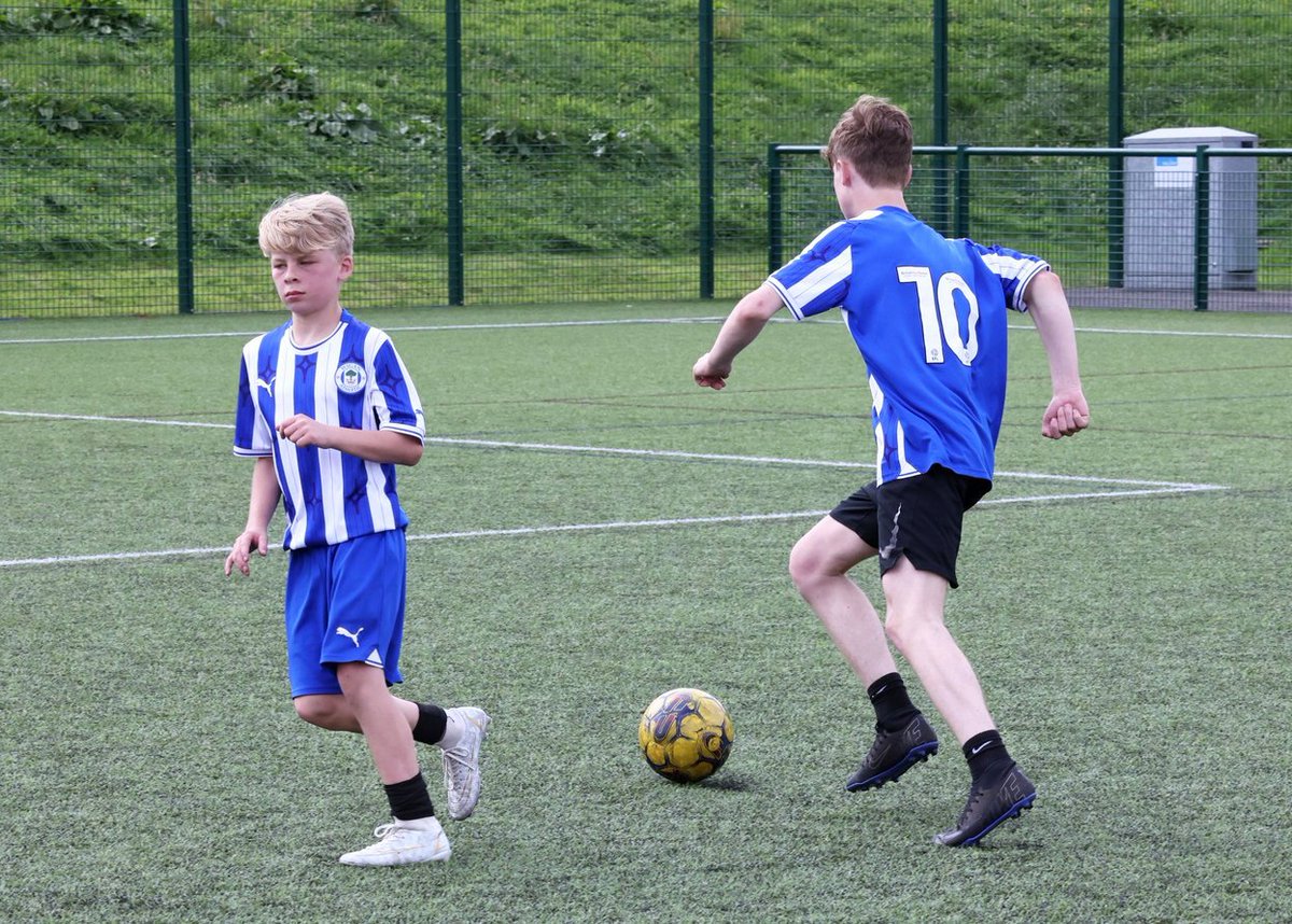 LaticsCommunity's tweet image. Last week, our Champions Programme visited Accrington Stanley Sports Hub to join other North West clubs in a football tournament 🏆

It was a great opportunity for them to meet other young people and represent Wigan Athletic in competitive fixtures ⚽️

#wafc 🔵⚪️ | @LancsVRN