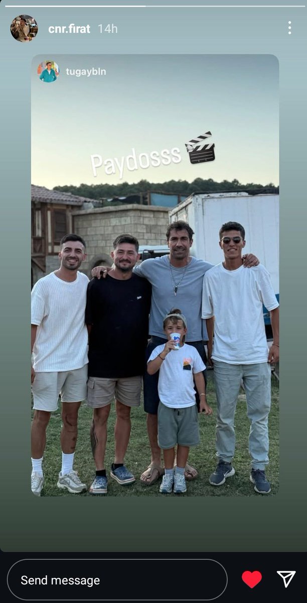 🆕 IG Story | tugaybln/cnr.firat

İbrahim Çelikkol with his son Ali Çelikkol and crew members on the set of the series 'Binbir Gece Masalları' at Bozdağ Film Platoları in Riva, İstanbul.

#İbrahimÇelikkol
#SultanŞehriyar | #BinbirGeceMasalları
#1001GeceMasalları | #tabii | #TRT