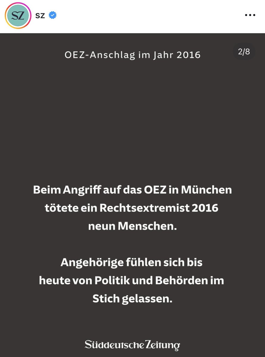 Sowohl der Bayrische Rundfunk als auch die Süddeutsche erinnern an den Anschlag in München 2016 mit mehreren Slides. Keiner erwähnt, dass der Täter Iraner war. Wer diese Beiträge liest und sich an die Tat damals nicht erinnert, wird in dem Glauben gelassen, dass ein