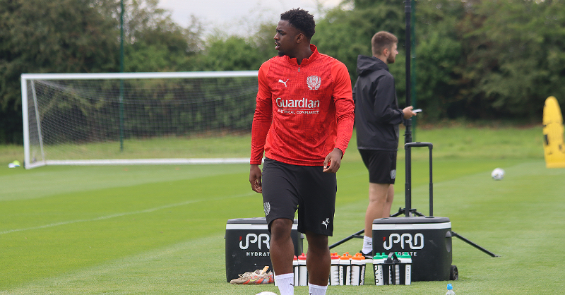 RotherhamUnited's tweet image. Marvin's first session โ
#RUFC | #TownCountyUnited