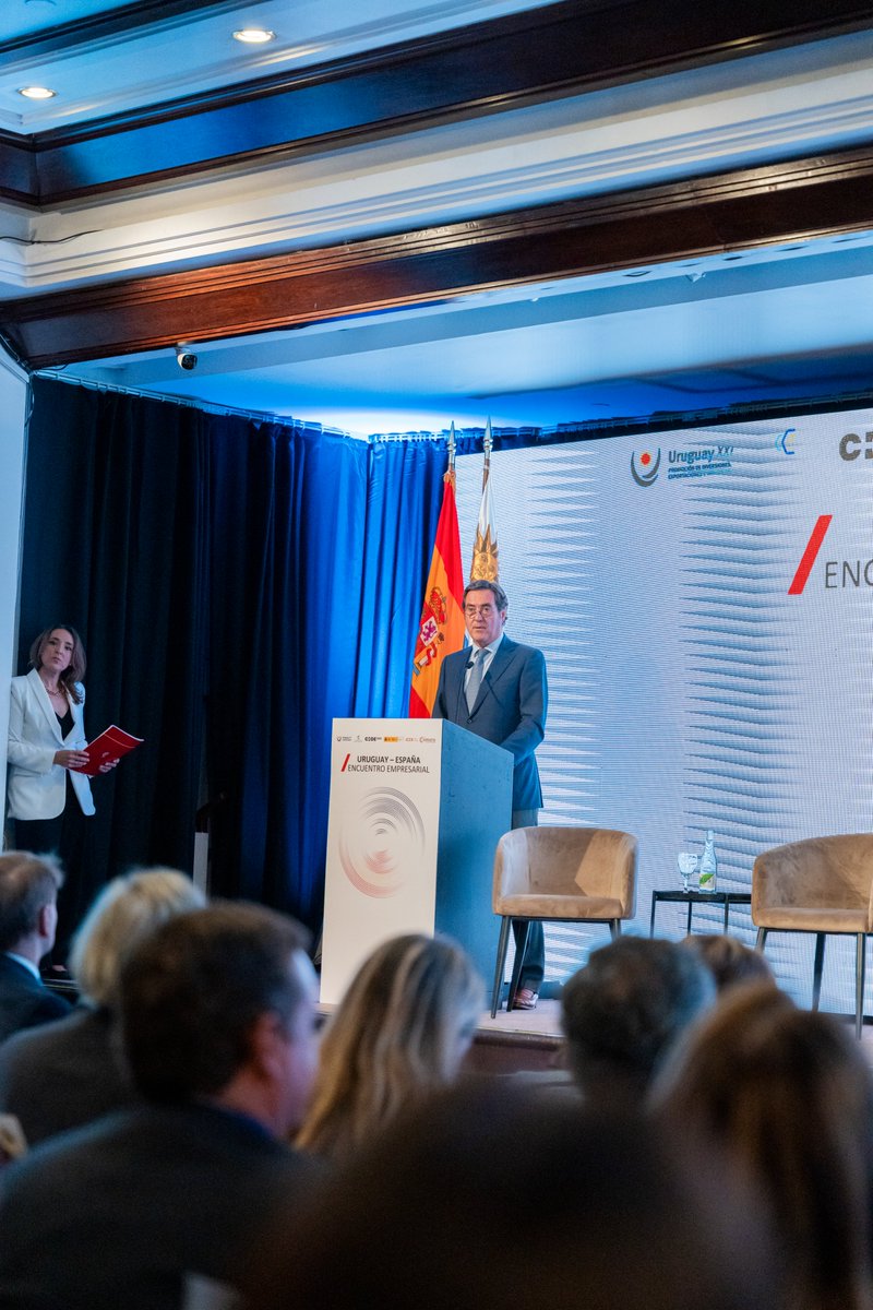 CEOE (@ceoe_es) on Twitter photo 🇺🇾🇪🇸Celebramos el Encuentro Empresarial Uruguay-España en Montevideo📍
🗣️“Las #empresas españolas están aquí para quedarse, para invertir, generar #empleo, compartir conocimiento y sumar valor” <a href="/agaramendil/">Antonio Garamendi</a>
Te contamos todos los detalles➡️ ceoe.es/es/ceoe-news/i… 🇺🇾🇪🇸Celebramos el Encuentro Empresarial Uruguay-España en Montevideo📍
🗣️“Las #empresas españolas están aquí para quedarse, para invertir, generar #empleo, compartir conocimiento y sumar valor” <a href="/agaramendil/">Antonio Garamendi</a>
Te contamos todos los detalles➡️ ceoe.es/es/ceoe-news/i…