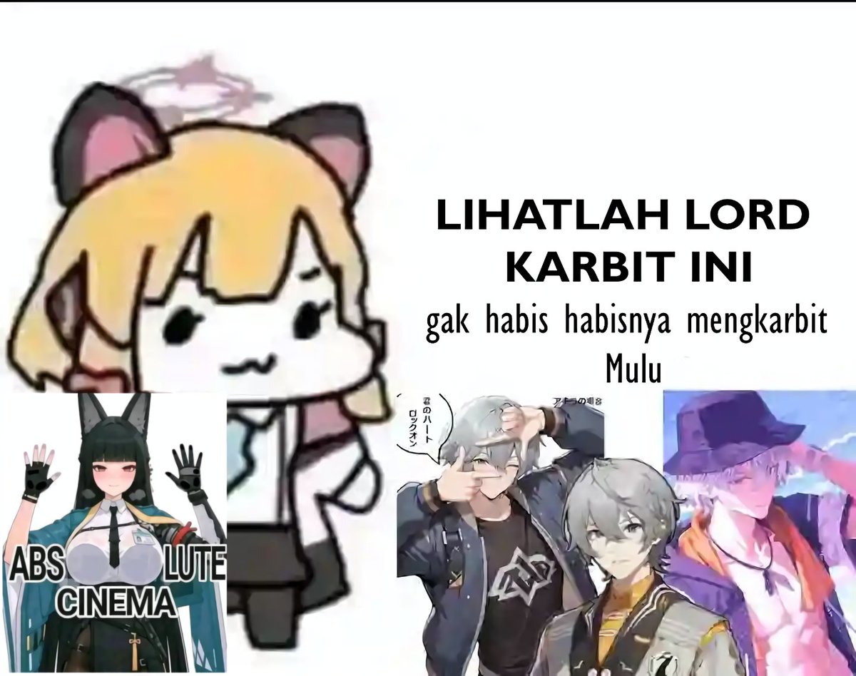 TamaAndrea01's tweet image. Ah udah biasa ini mah, namanya juga mas Arif 🗿

Terjemahan Indonesia nya :Wise (Karena udah kebiasaan ngawasin dia dari rencana gilanya. Sampai-sampai lupa kalau dia itu sebenarnya cantik banget ya.)

#ZenlessZoneZero #ZZZ #zzzero #ZenlessZoneZeroFanart #Wise #lordkarbit #Yuzuha