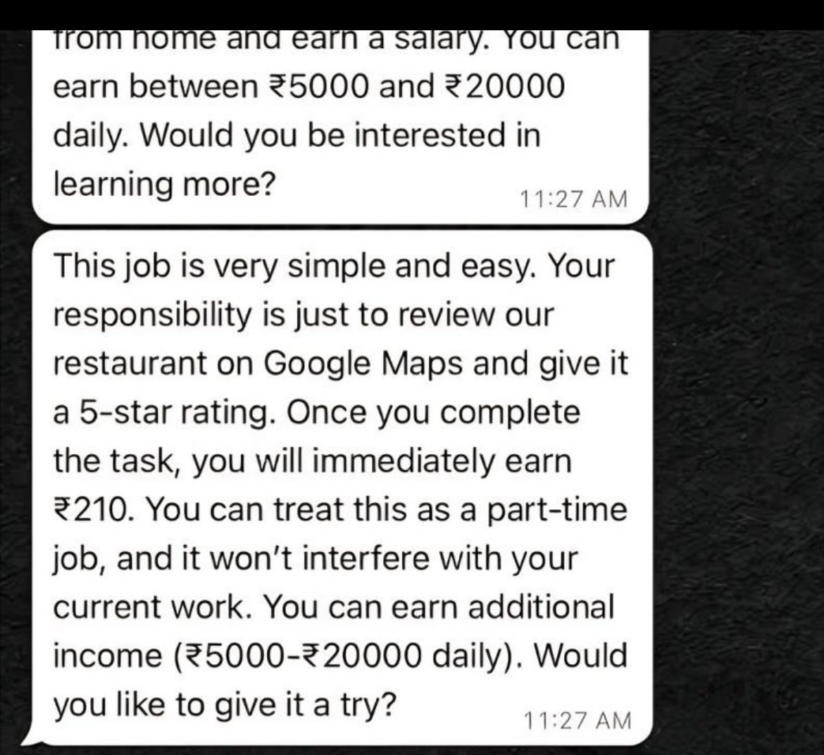 Maga_GSA's tweet image. 🚨 This is one of the most popular WhatsApp scams in India. Be Aware!
