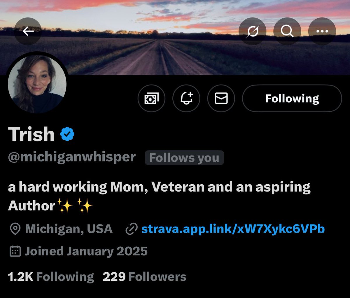 Let’s get this Vet momma some more people in her circle ⭕️ 🫡 

<a href="/michiganwhisper/">Trish</a>