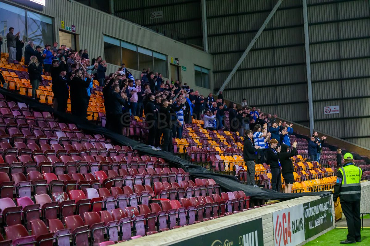 days_scottish's tweet image. Greenock Morton fans at Motherwell last night
@Morton_FC