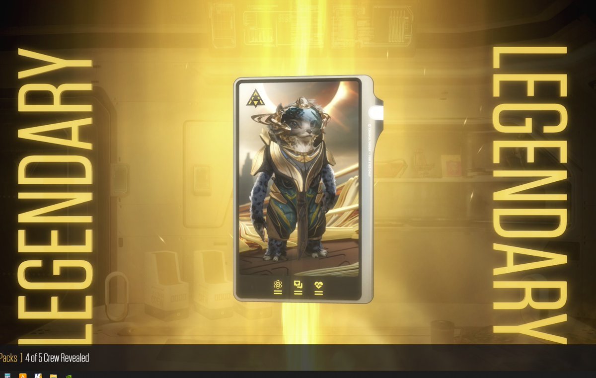 _n0aX_'s tweet image. The crew cards, which are one of the rewards from the first TPS tournament held in Galia, have been transferred to our wallets. I received a Legendary crew from these packs. I wanted to share this enjoyable moment with you all.
Thanks SA family