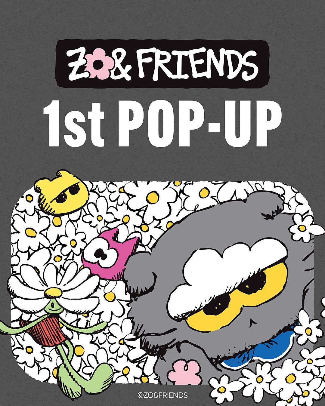 ZO&FRIENDS ポップアップ ZOA ぬいぐるみ ミディアム ZO&FRIENDS ポップアップ ZOA ぬいぐるみ ミディアム（GD x
