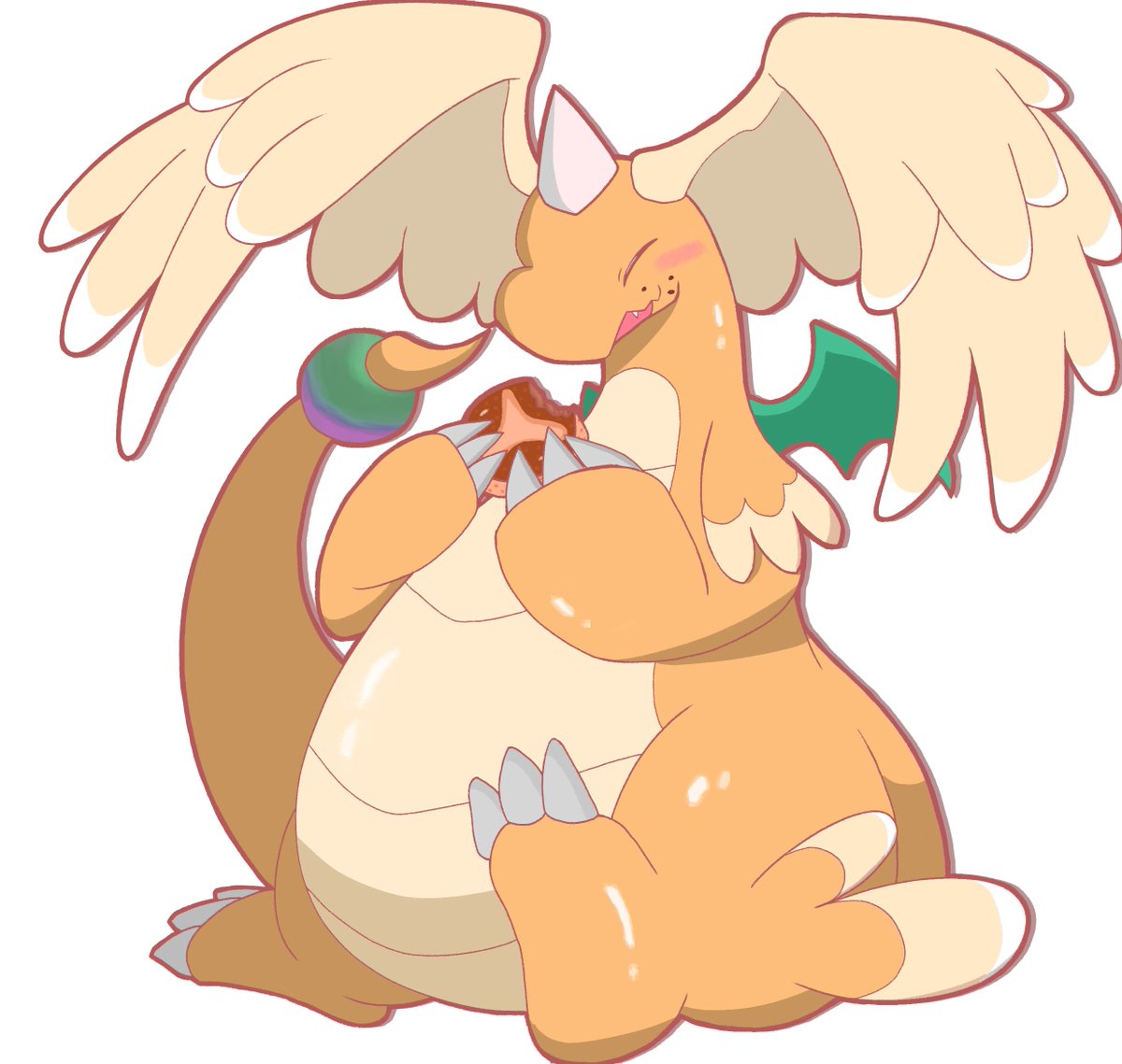 メガカイリューちゃんにミアレガレット食べさせてあげたい