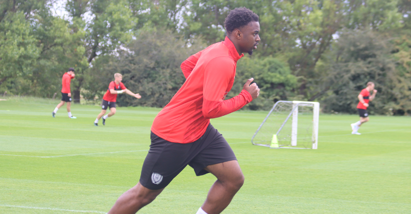 RotherhamUnited's tweet image. Marvin's first session โ
#RUFC | #TownCountyUnited
