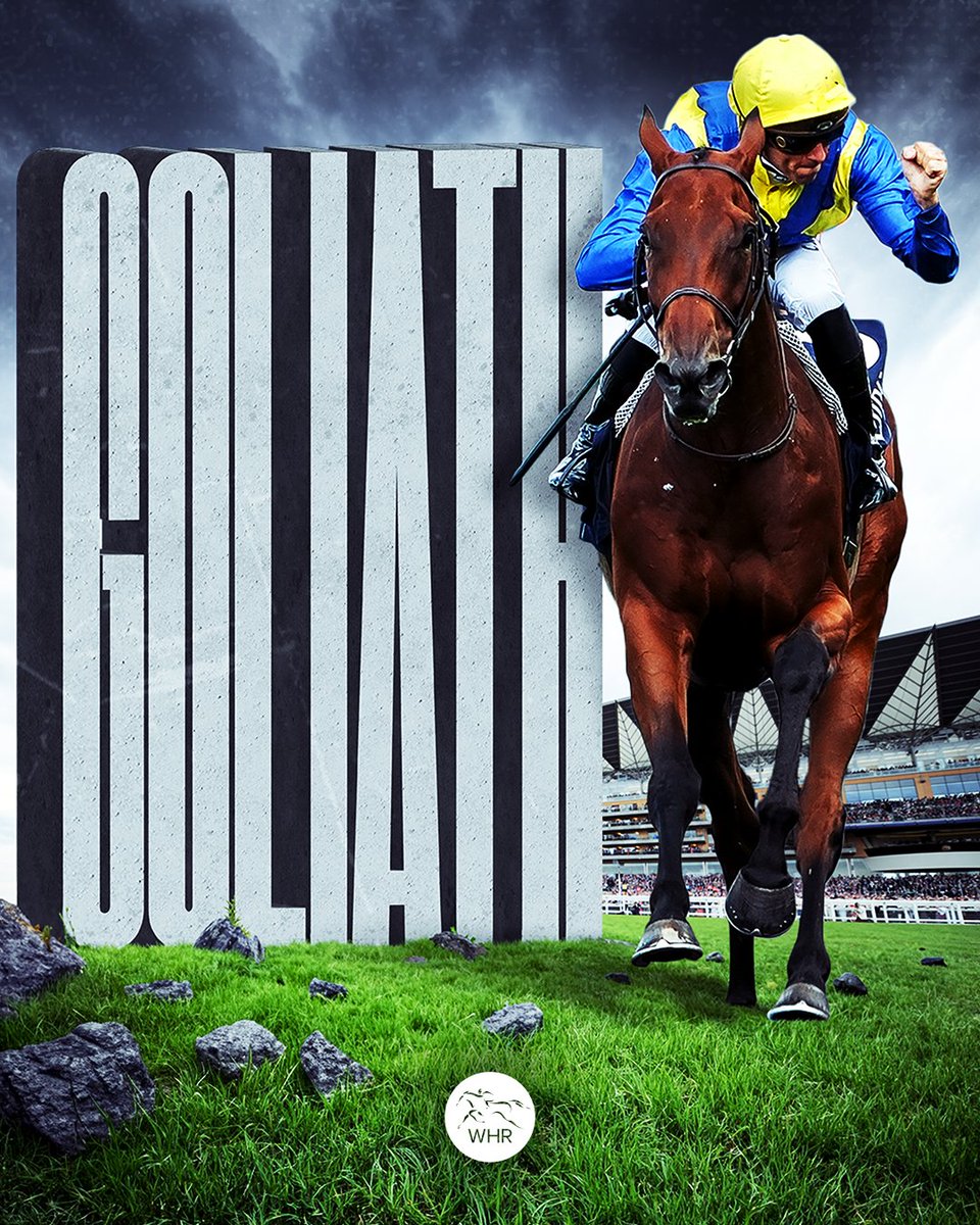 WHR's tweet image. 𝗚𝗢𝗟𝗜𝗔𝗧𝗛 was huge in last year's King George VI and Queen Elizabeth Stakes at @Ascot... 👑
Who will win this year's edition this weekend⁉️