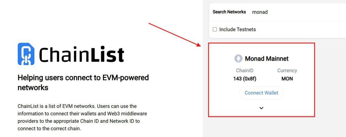 donx_crypto's tweet image. Chainlist just added Monad mainnet.
Mainnet is coming very soon.
Gmonad to everyone waiting for @monad 💜
Can I get a gmonad too?