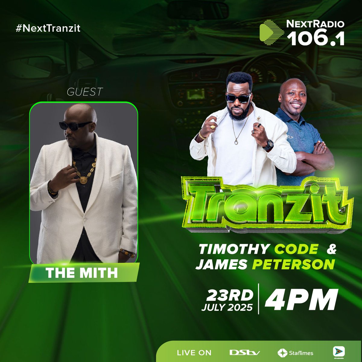 TheMithMusic's tweet image. On TRANZIT Today, With @TimothyCODE x @jpetersonTG_ at 4pm on #NextTRANZIT ... We Are Talking THE UGANDAN Vol 2: BALI-OKWABWE, The Listening Party That Happens Tomorrow @shisavillage....
Make sure Y'all lock in... @nextradio_ug Or @afromobileug
#UgHipHop #UgMusic