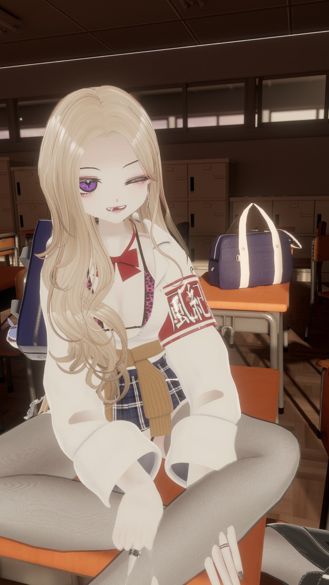 ✩.*˚様 リクエスト 2点 まとめ商品 QOOZAセレクト / ダイヤ＆ストライプ網タイツ（582078） - QOOZA