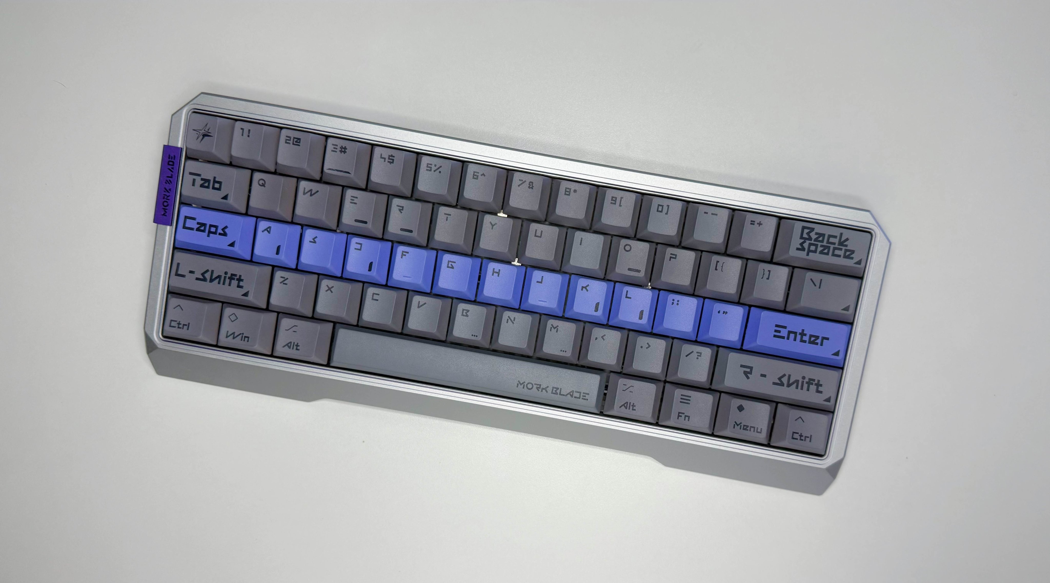 MorkBlade MK60 銀 ラピッドトリガー キーボード 金属筐体の