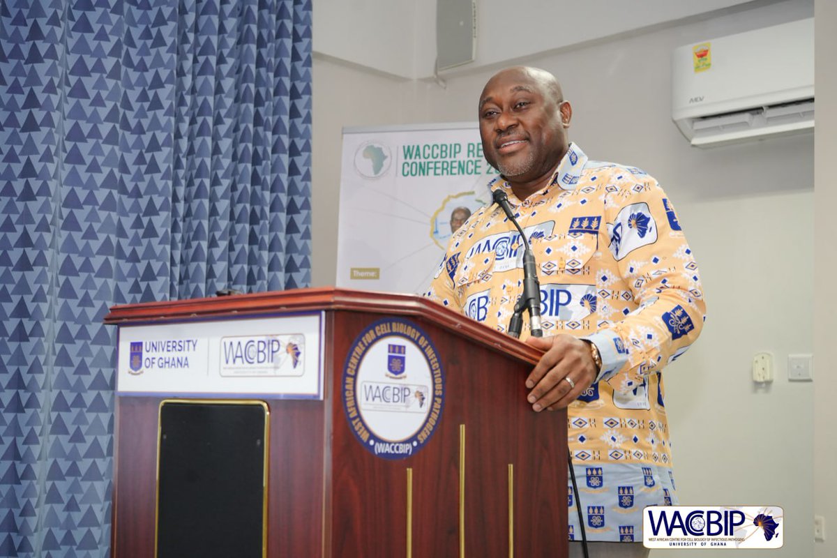 At the opening of #WRC2025, WACCBIP’s Founding Director, Prof. Gordon Awandare, starts with a brief on the global state of science.
He notes that we are meeting at a time of profound uncertainty for research — not due to a lack of talent or innovation, but because of shifting