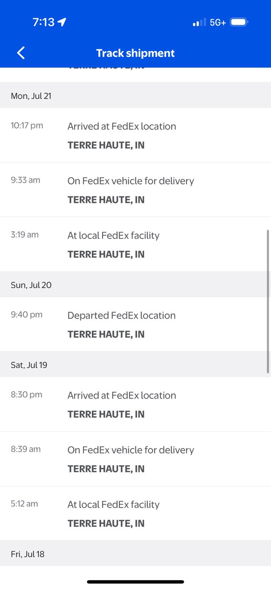 s3go14's tweet photo. @FedEx I just want my package https://t.co/uW3gKi8mwn
