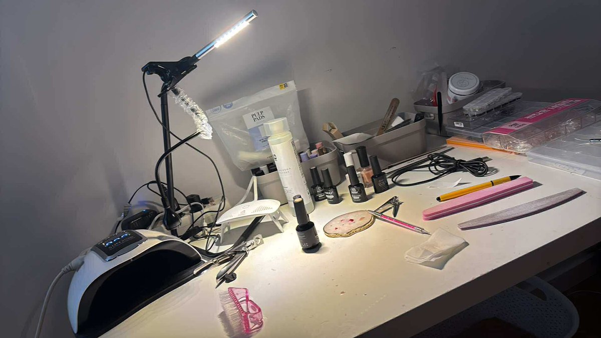 My nail station is not a mess at all