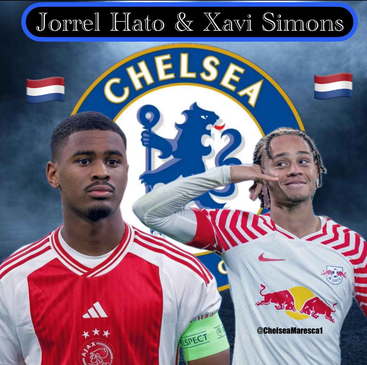 XabiAlonsoCFC's tweet photo. Jorrel Hato and Xavi Simons would be two fantastic additions to our squad 👌🏼 https://t.co/8w2za8zmJV