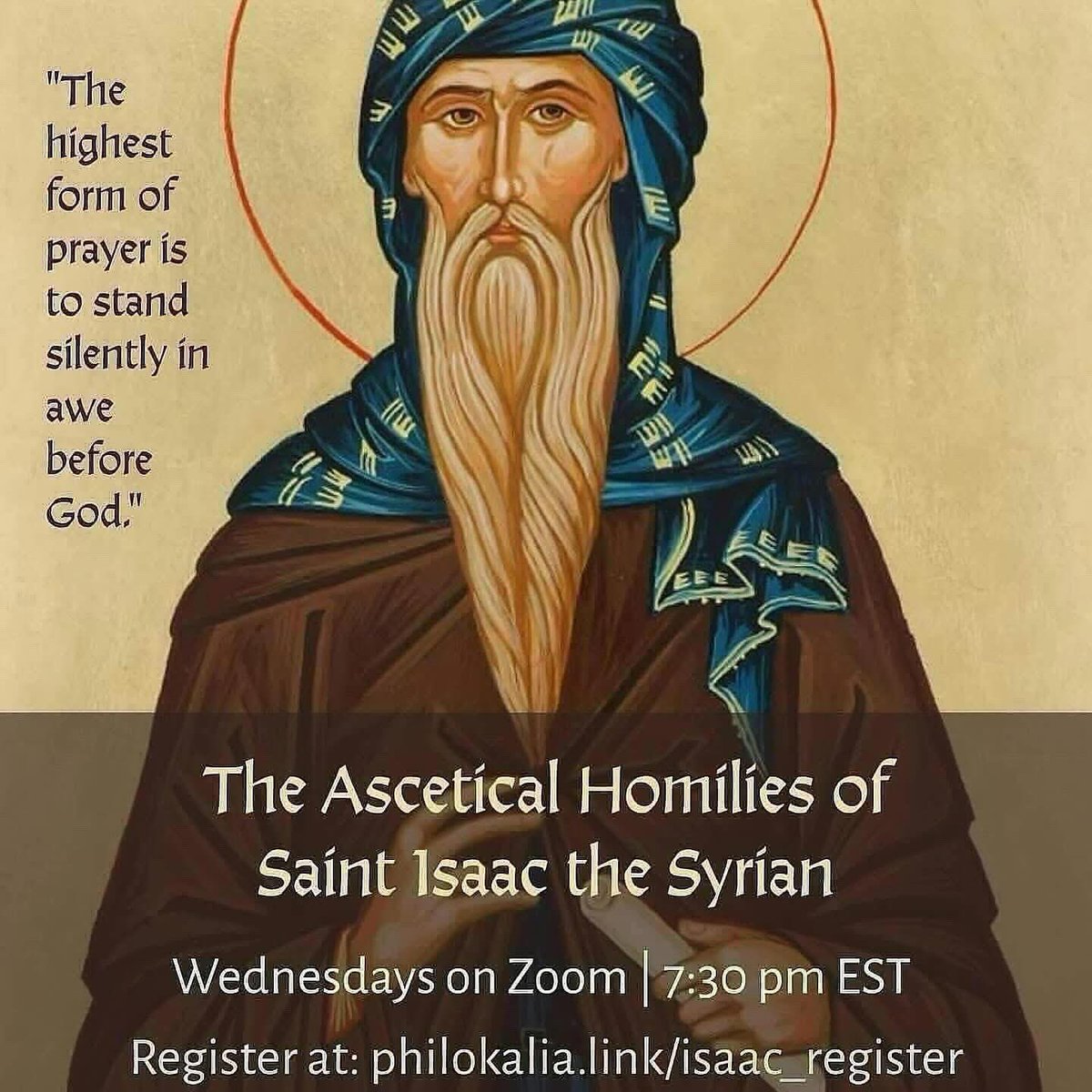 philokalia_min's tweet image. TONIGHT at 7:30pm EDT via Zoom! “On the Love of God and renunciation and the rest which is in God”. Subscribe to receive the weekly link for the Zoom group at mailchi.mp/b6b0d2d6036c/i…